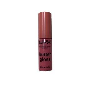 NYX Butter Gloss Creme Brulee Lip Gloss - Non-Sticky, Natural Shine - 0.15 Oz